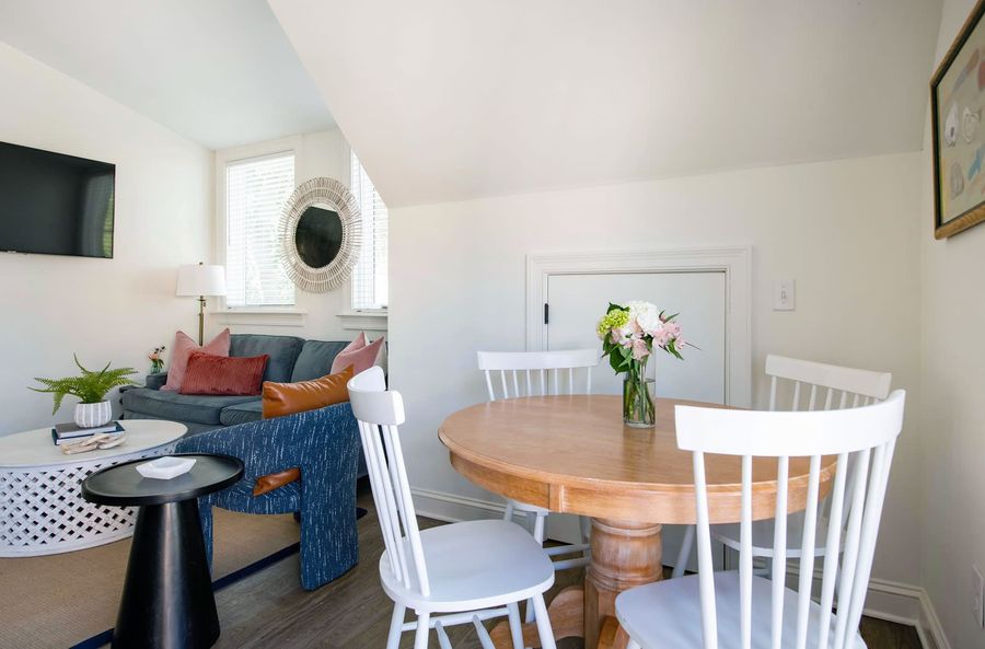 Dining table on second floor