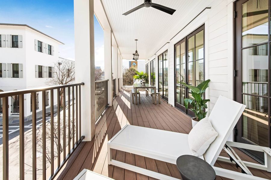 Massive private balcony for your group to use