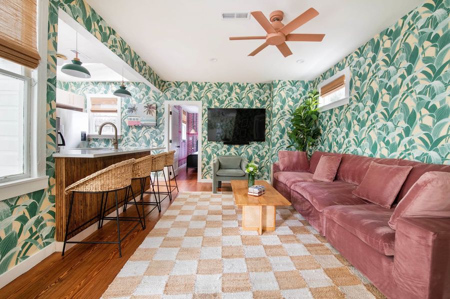 Spacious living room with seating for your entire group!