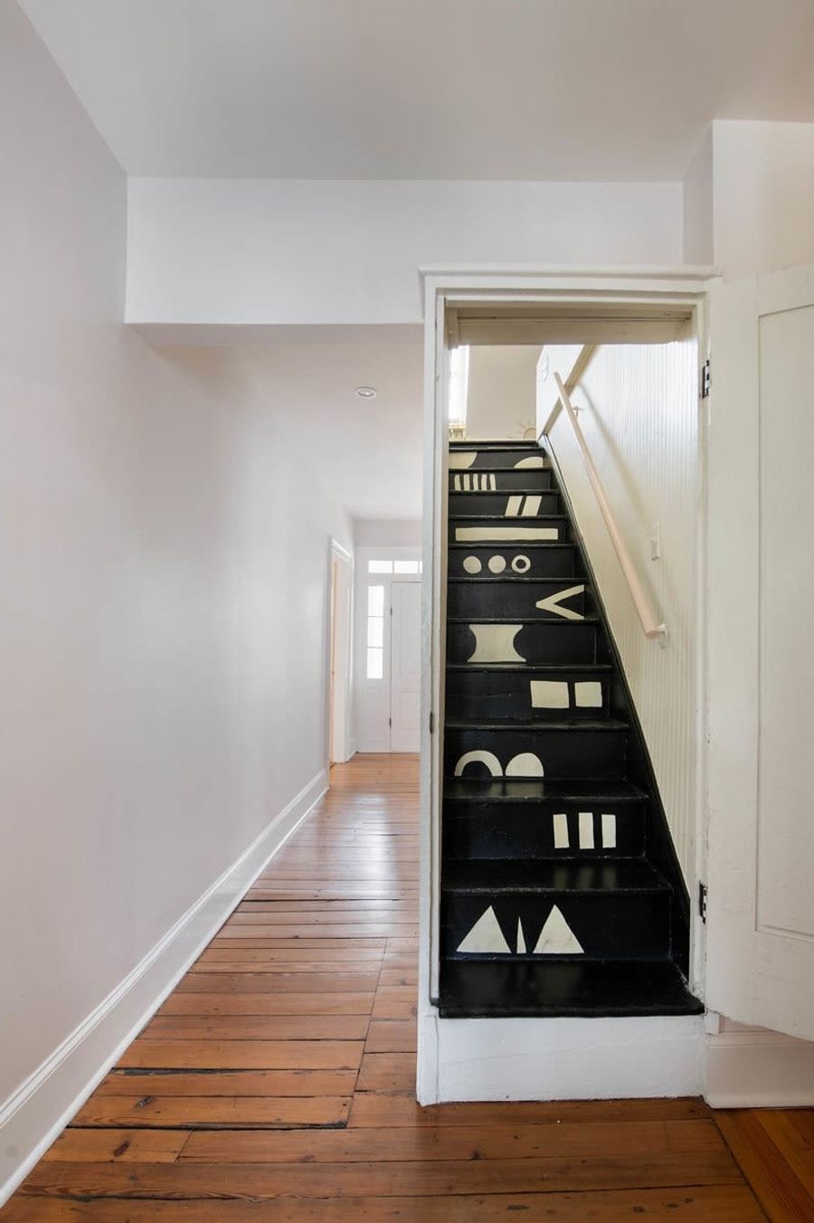 Beautiful stairs painted by a well known artist! 