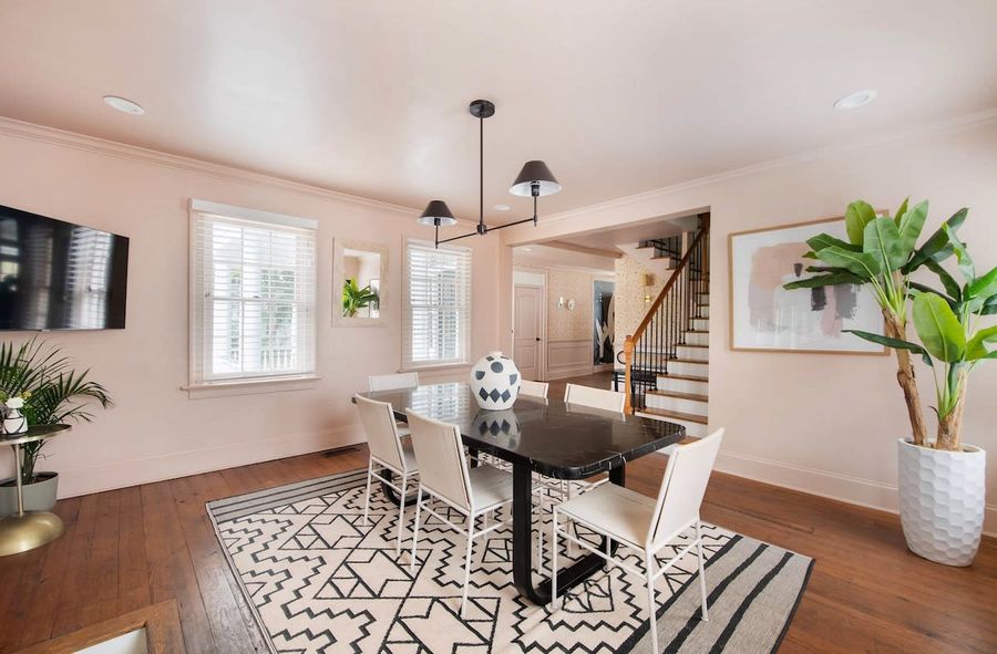 Dining area for your group + TV