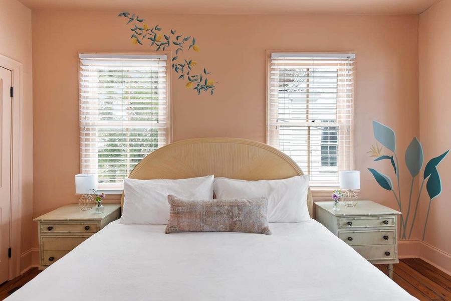 Bedroom #1: King Bed + En-suite Bath + TV