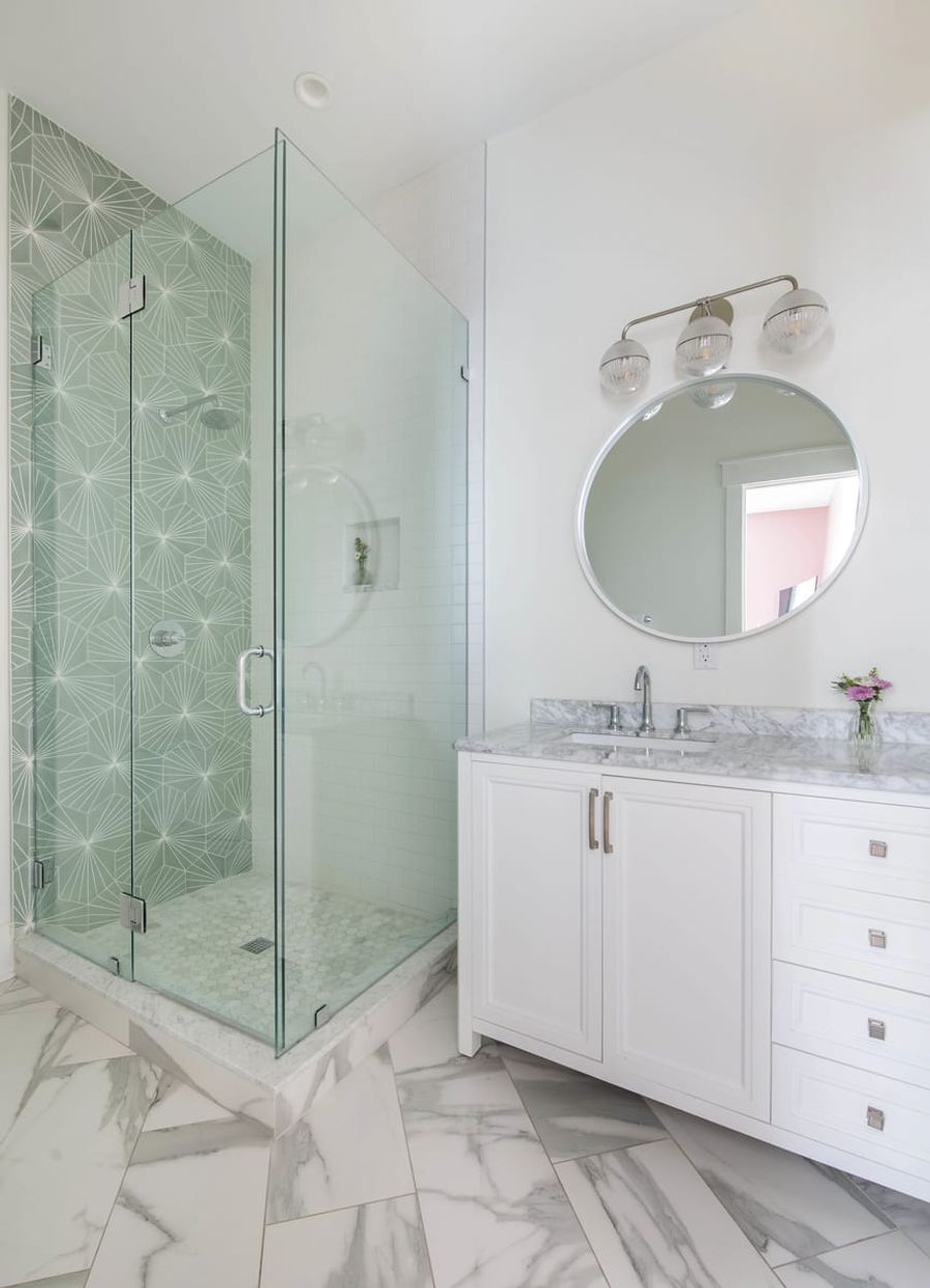 Bathroom #1: Walk-in shower