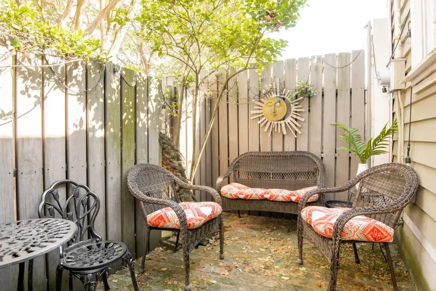 Outdoor seating area :)