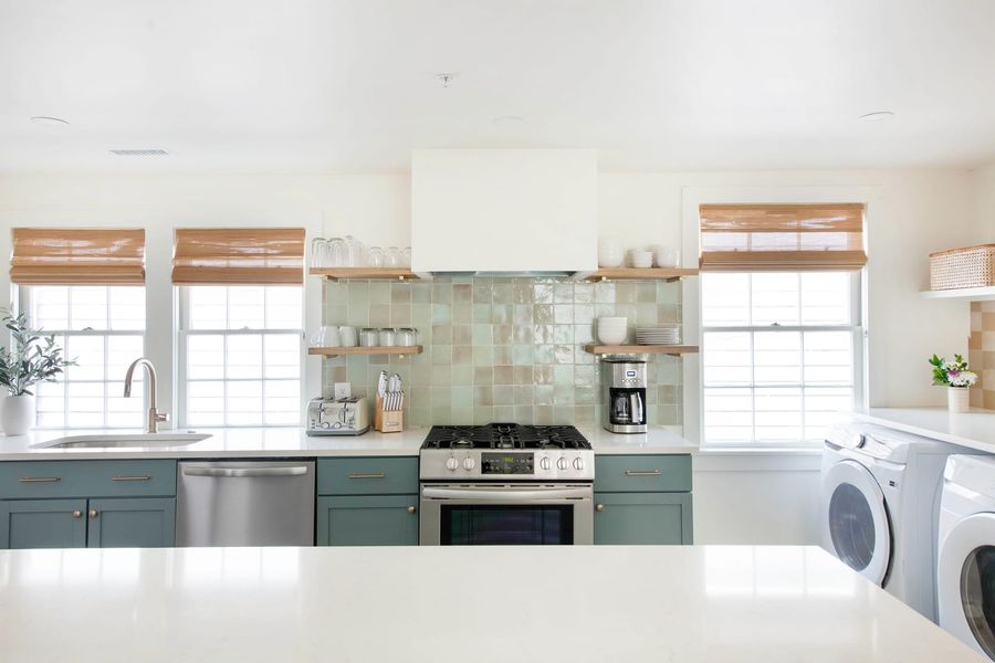 Fully equipped kitchen with everything you need to cook a meal