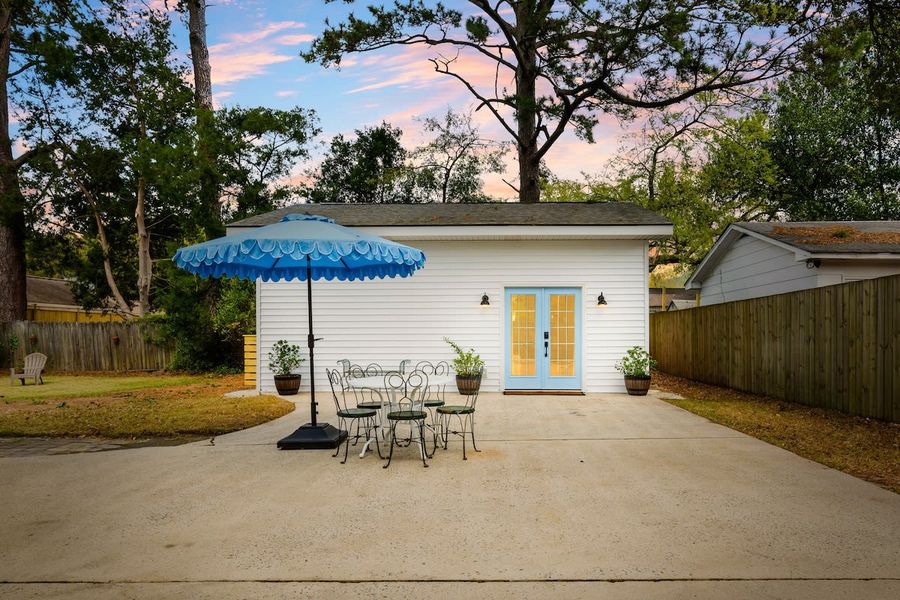 Exterior of the 1 Bedroom/1 Bathroom back house