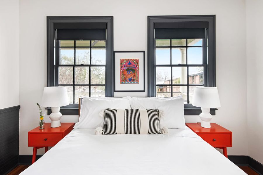 Bedroom #3: Queen Bed + TV