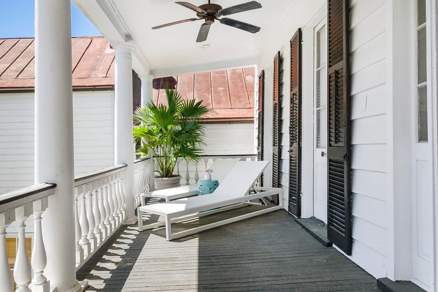 Endless porch space with seating for your group