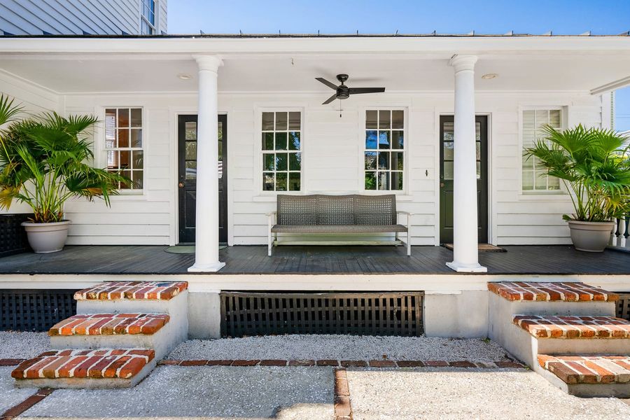 Five total patios/balconies off the front house