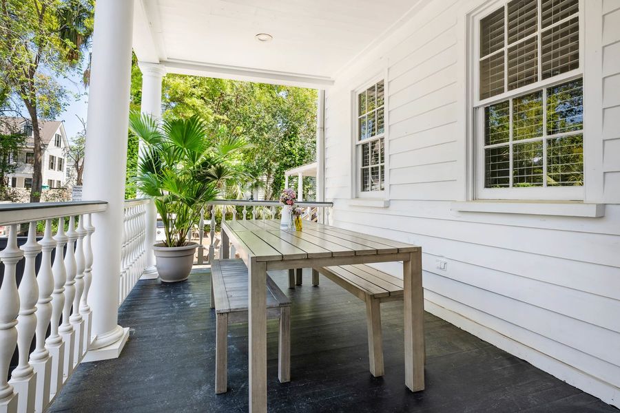 Outdoor dining space for your group