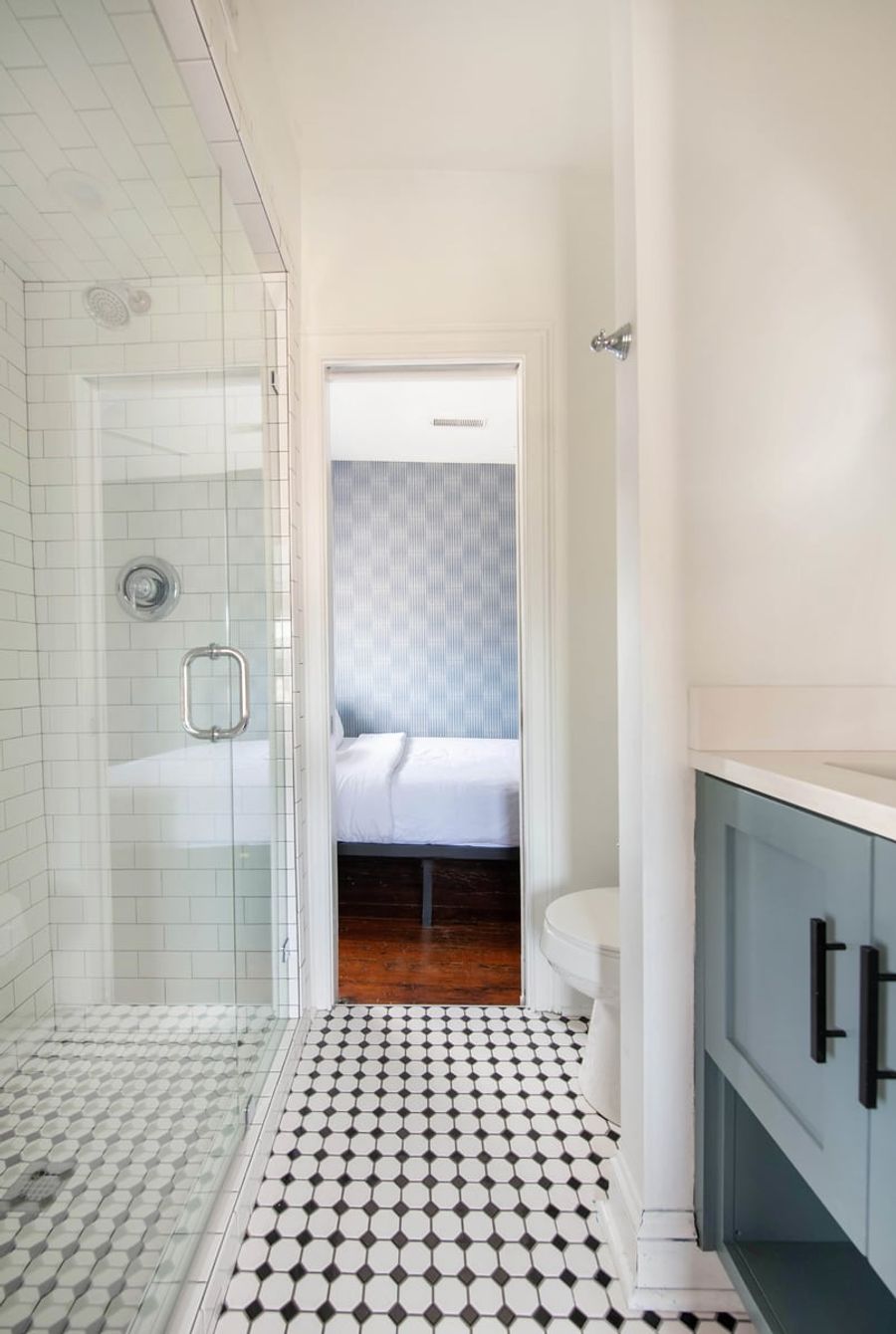 Bathroom #2: Walk-in shower _