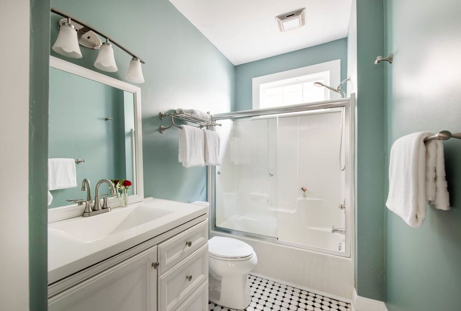 Bathroom #1: Shower/tub combo