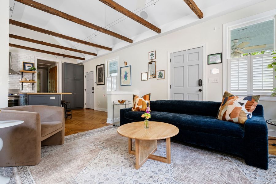 Spacious living room with seating for your entire group!