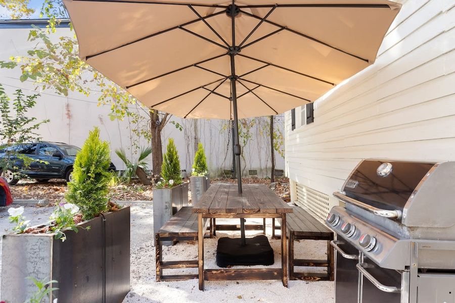 Enjoy Charleston's beautiful weather from here.