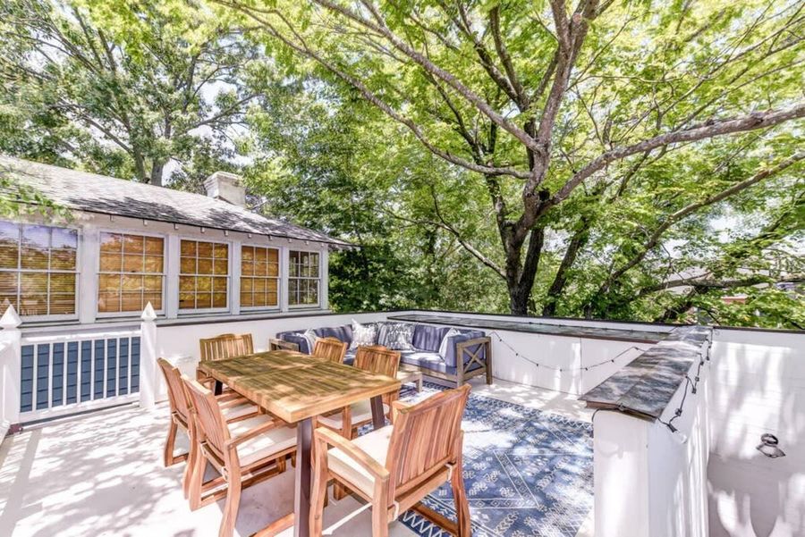 House #2: Private rooftop with seating for your group