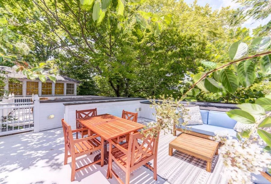 House #2: Private rooftop with seating for your group