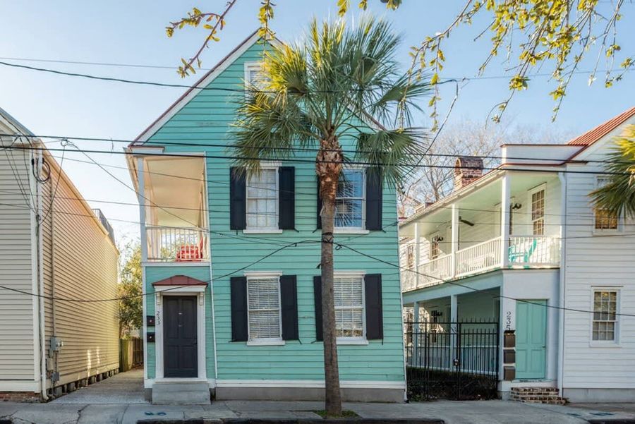 Charleston Home! The 1 Bedroom rental is on the back half. 