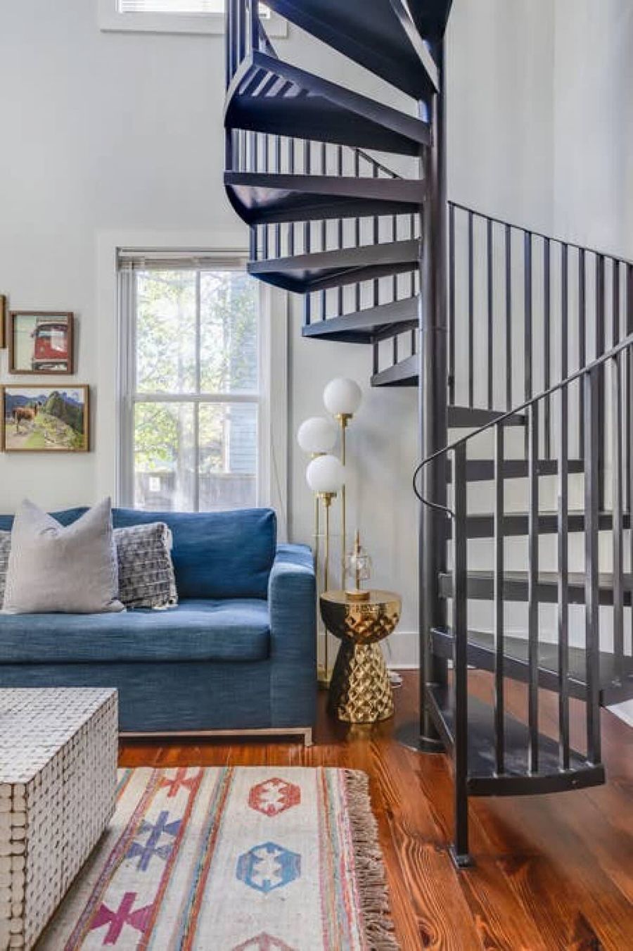 Natural light fills the space