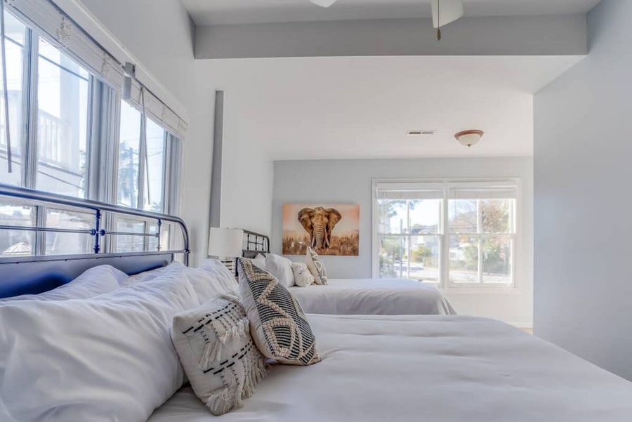 Upstairs King + Queen Bedroom w/ en-suite
