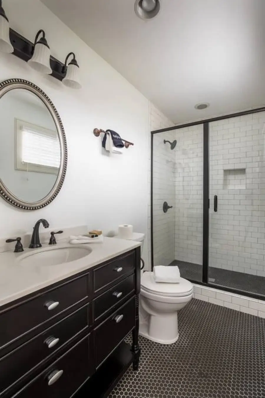 Bathroom 1: Walk-in shower