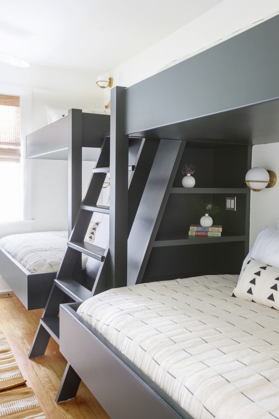 Bedroom #2 with two Full Beds and two Twin Beds + Smart TV & Ceiling Fan