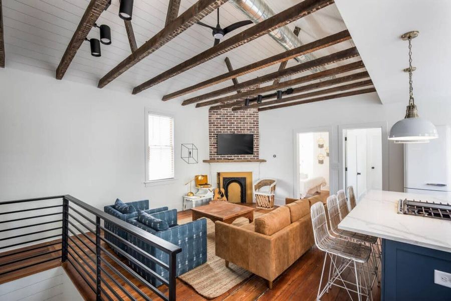 Seating for your whole group under 200yr old beams!