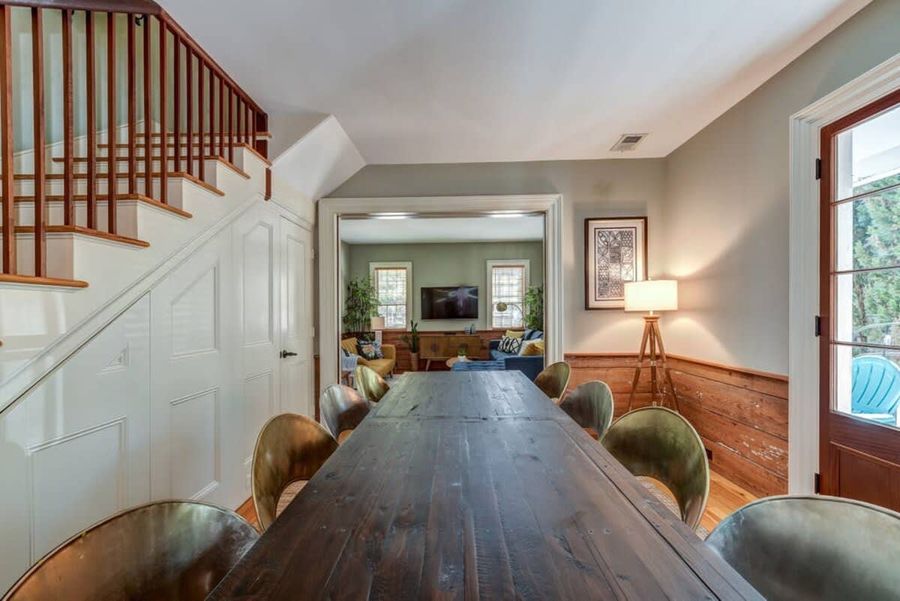 Large dining table