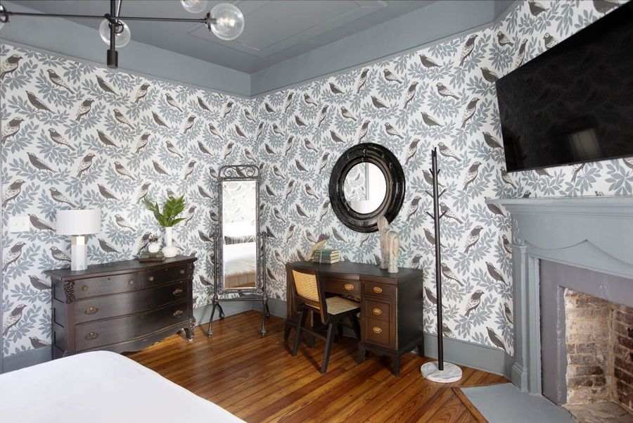 Bedroom #1 with King Bed + Smart TV