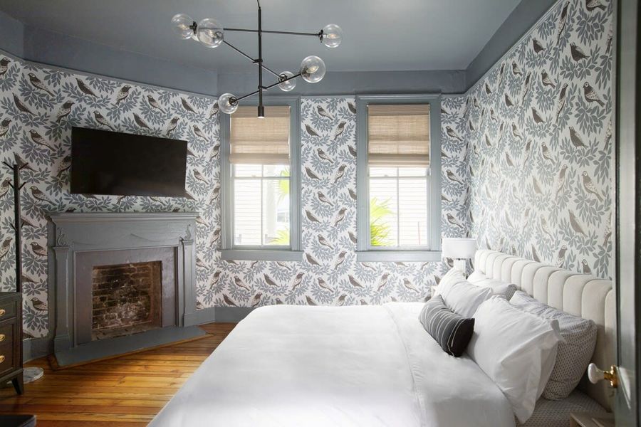 Bedroom #1 with King Bed + Smart TV