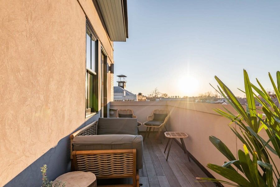 Terrace directly outside of Bedroom #1