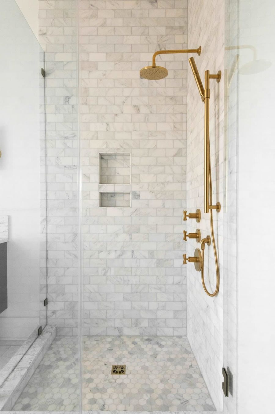 Bathroom #1 with a walk-in shower
