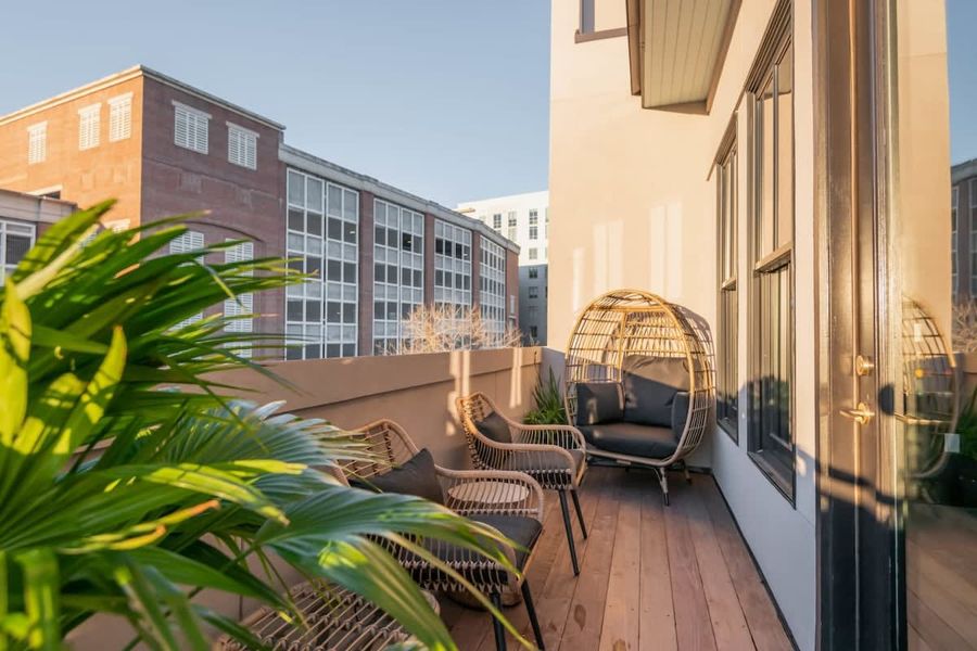 Terrace directly outside of Bedroom #2