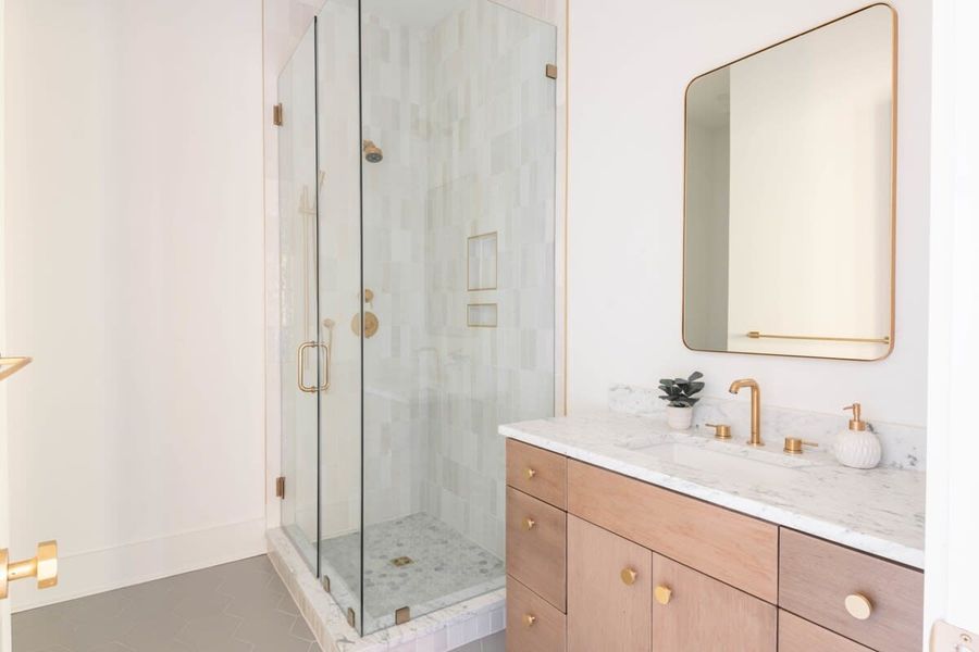 Bathroom #2 with a walk-in shower