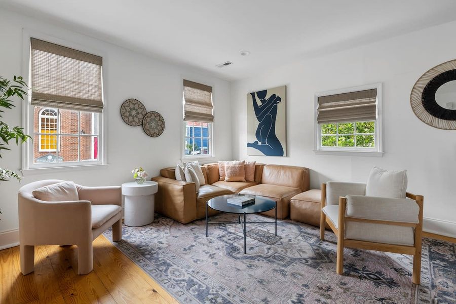 Spacious living room with plenty of seating for your group. This is living room #4! 