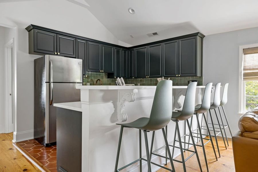 There is dining seating in every unit! 
