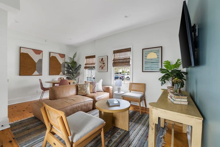 Spacious living room with plenty of seating for your group. This is living room #2! 