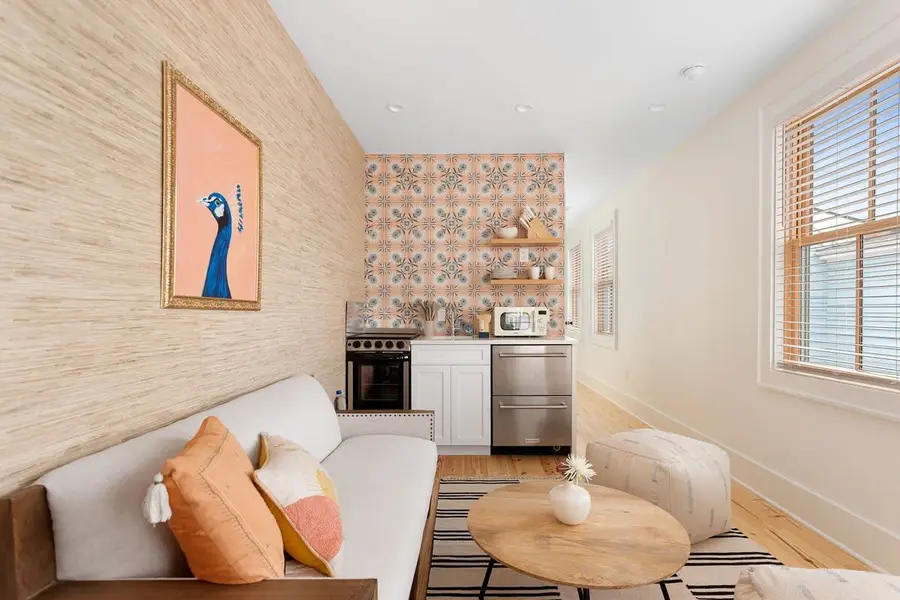 Kitchenette and seating space in Bedroom #1 