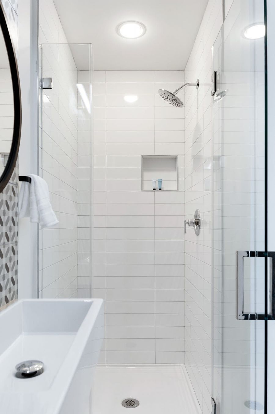 Bathroom with a walk-in shower