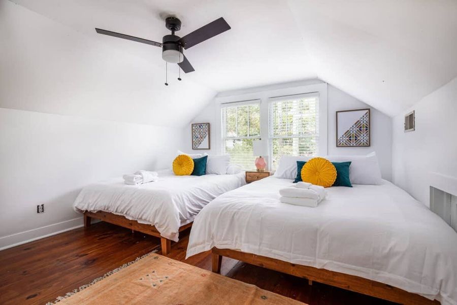 Double Queen Bedroom located on the second floor!