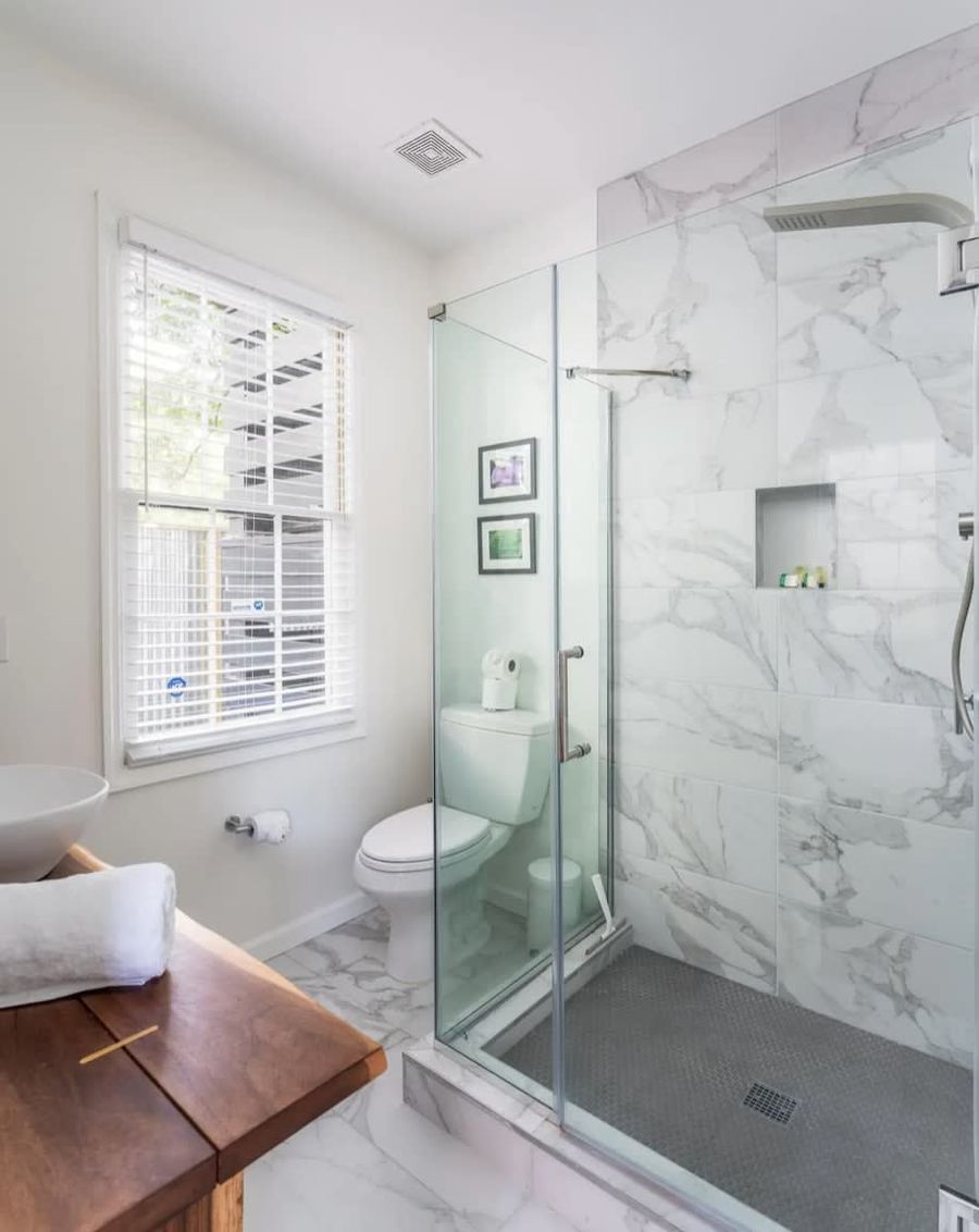 Bathroom #4 with a walk-in shower