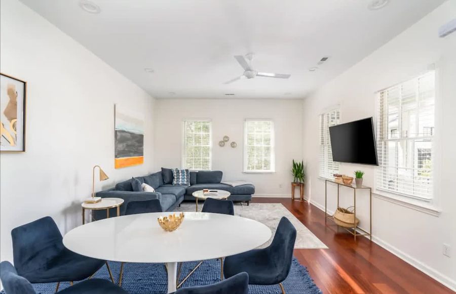 Upstairs living/dining area!