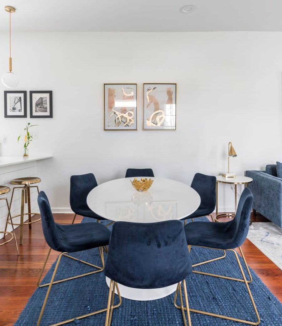 Each unit has dining for 6 + 2 barstools!