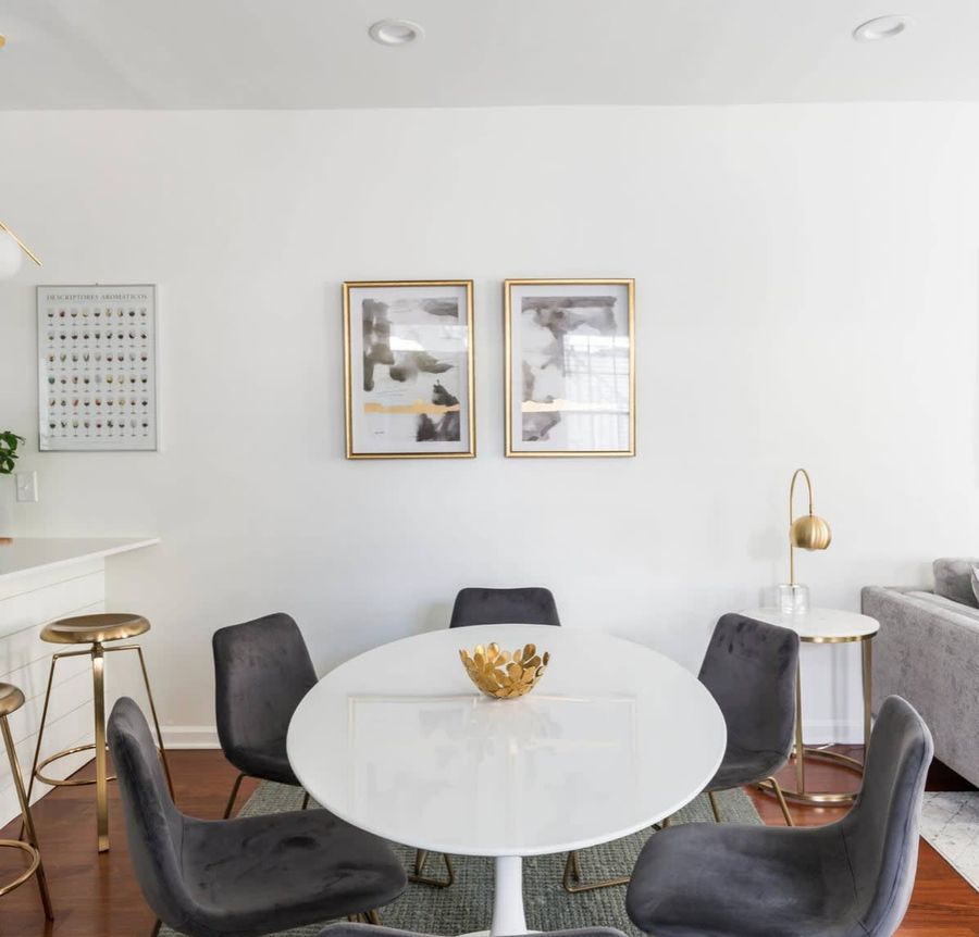 Dining space downstairs!