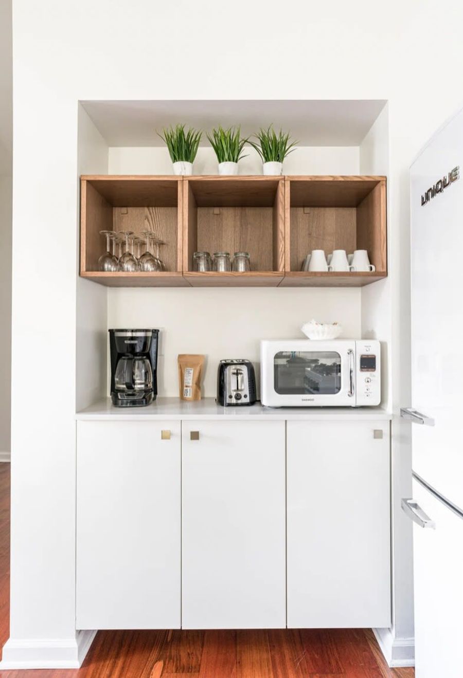 Drip coffee maker provided!