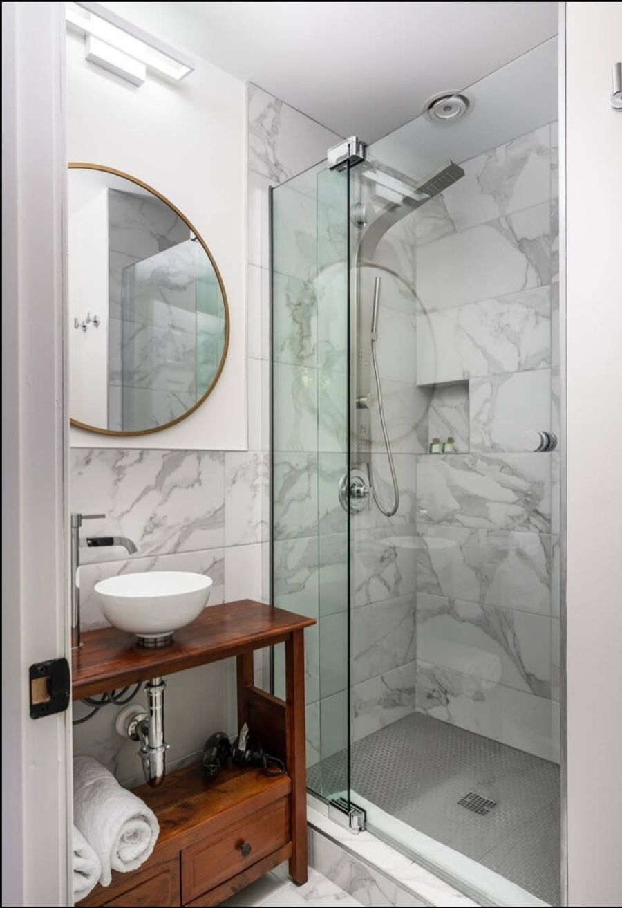 Bathroom #2 with a walk-in shower