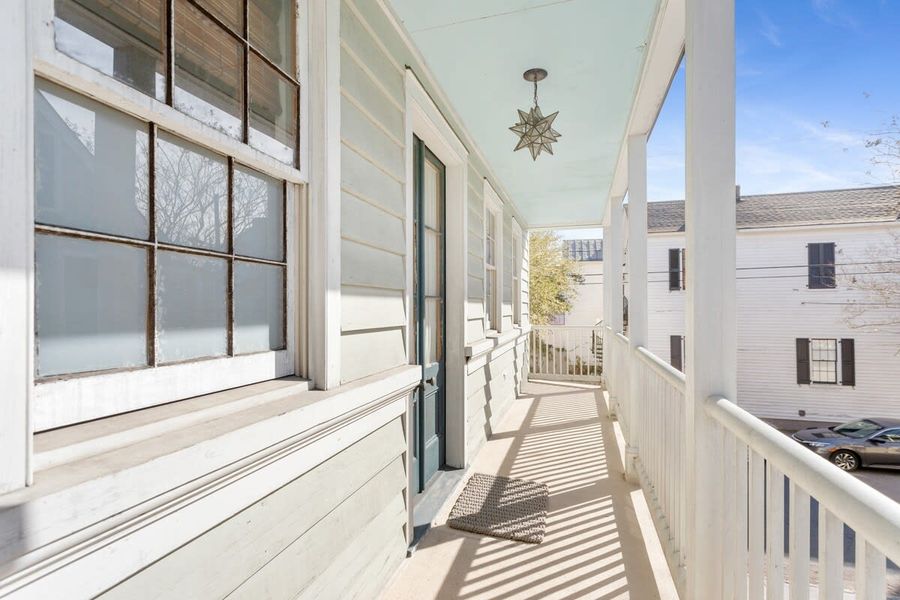 Private balcony with seating for your group!