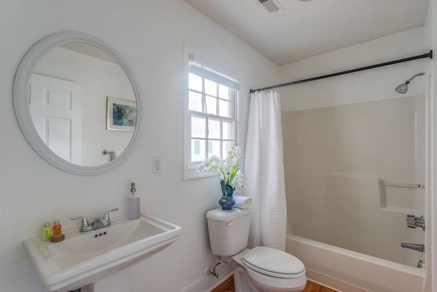 Bathroom #2 with a tub/shower combo!