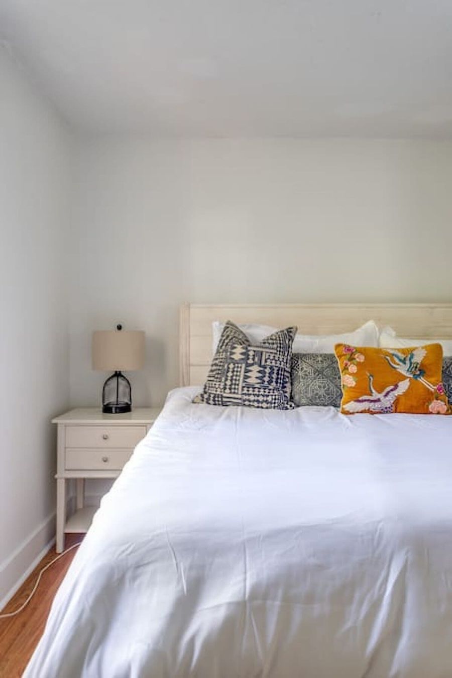 Bedroom #3 with a TV and closet!