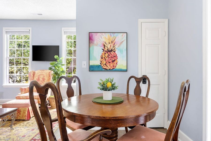 Dining area with seating for your group!