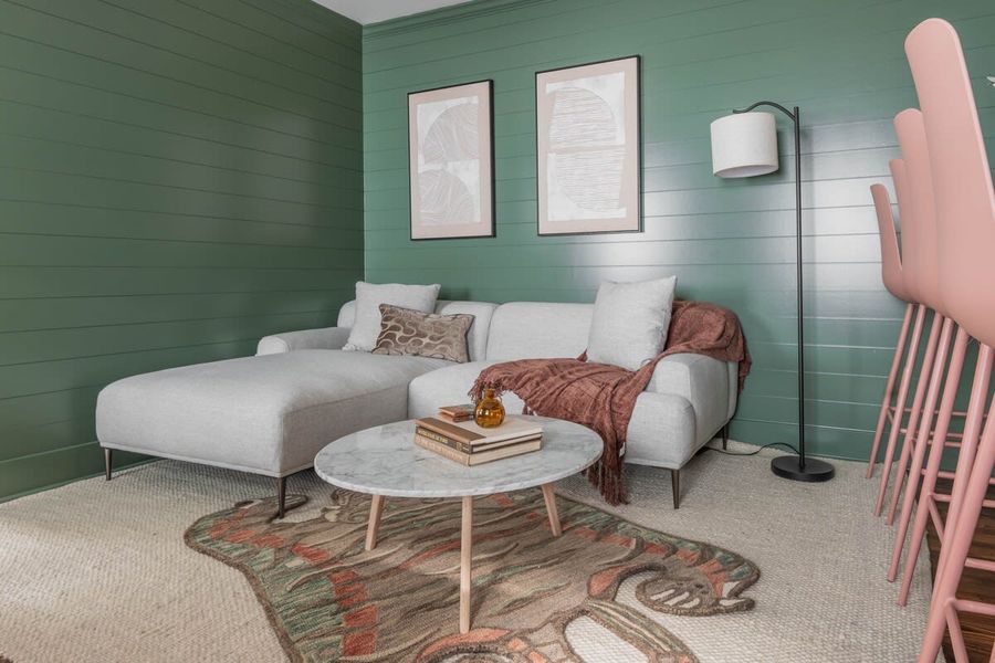 Spacious living room with seating for your group